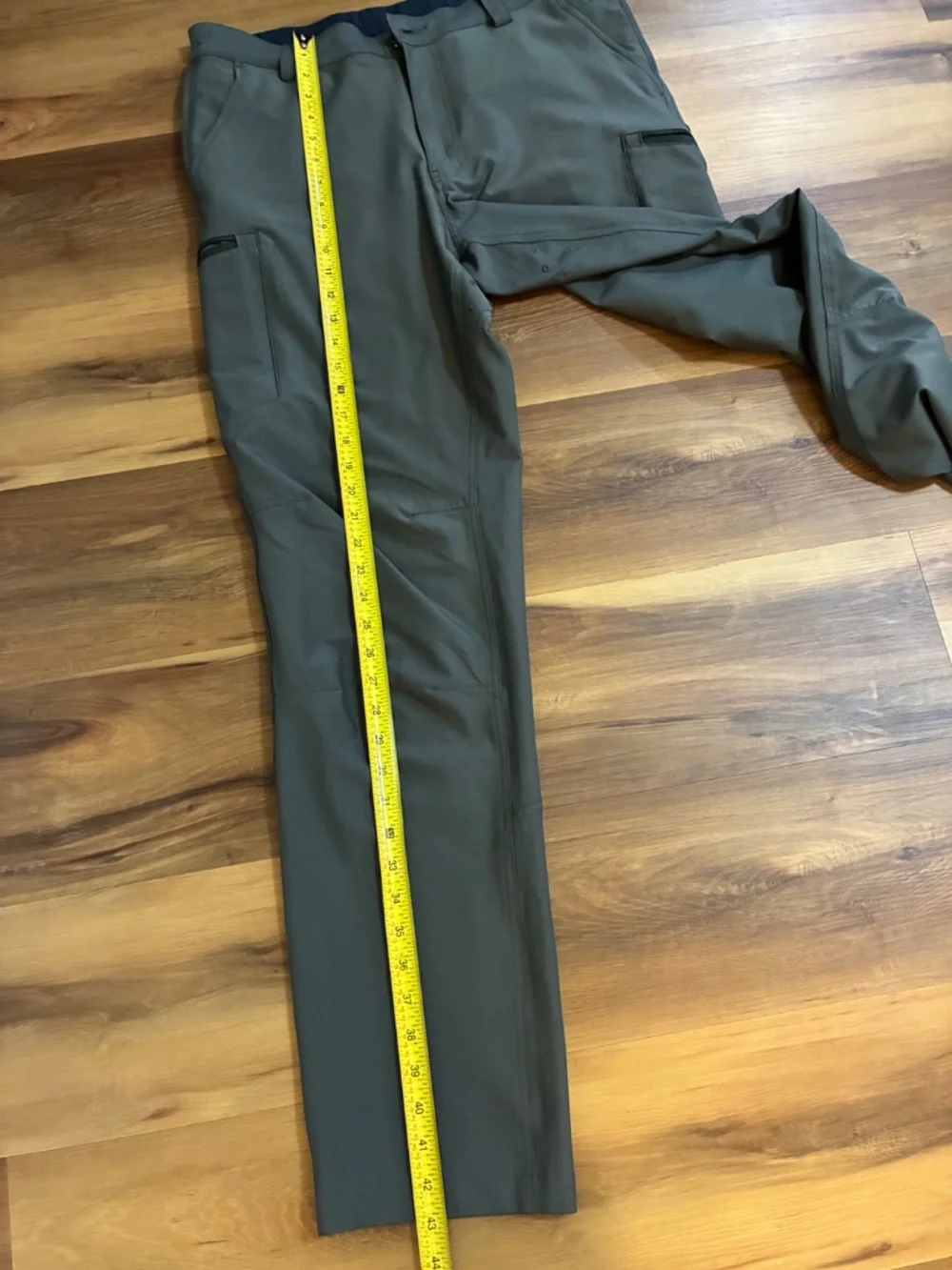 Scottevest Action Adventure Gray Pants Sz 34x34. 17 pockets. outdoor travel EUC
